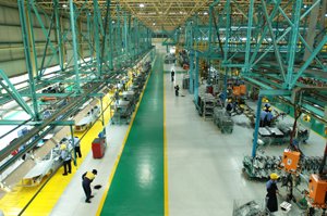 總裝生產(chǎn)線